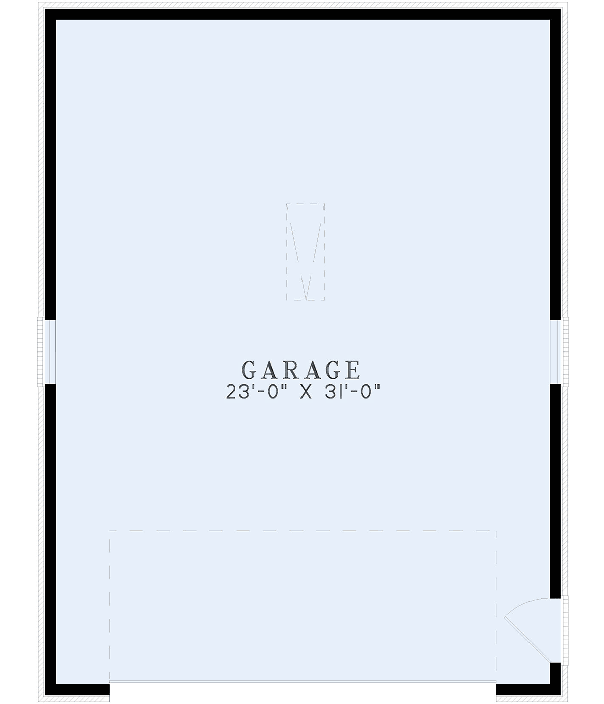 Garage Plan 82315 - 2 Car Garage Level One