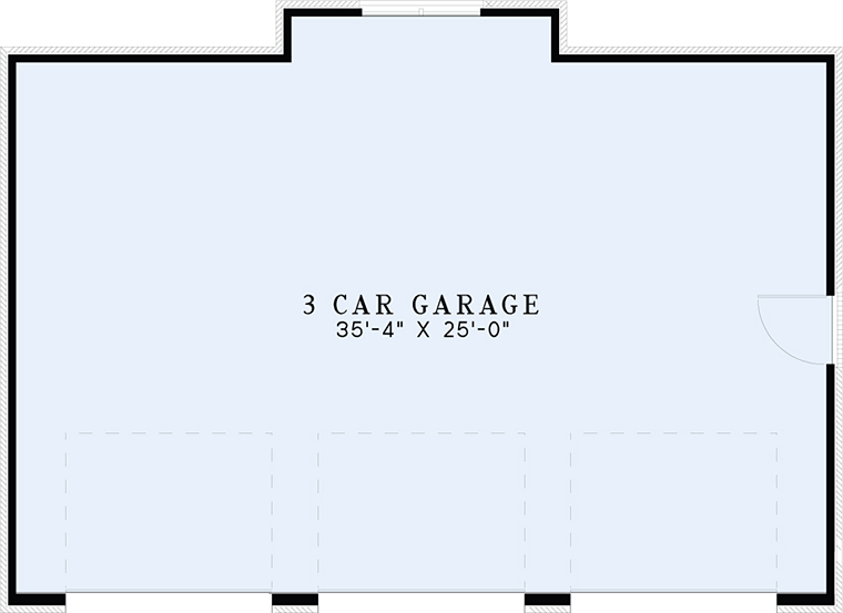 Garage Plan 82338 - 3 Car Garage Level One