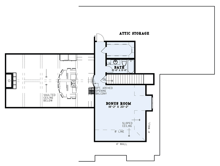 House Plan 82356 Level Two