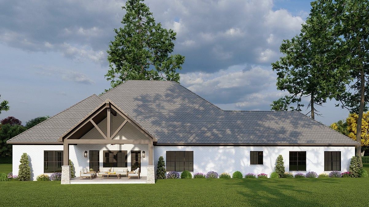 House Plan 82357 Rear Elevation