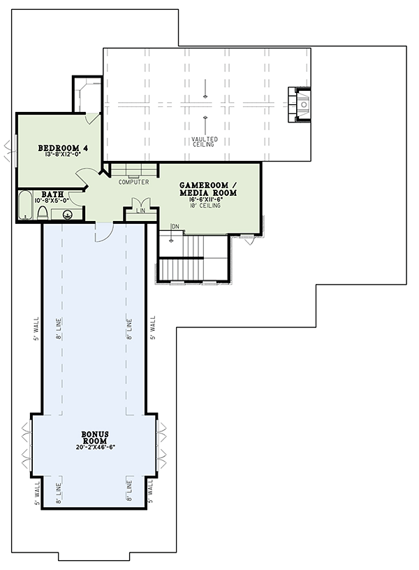 House Plan 82360 Level Two