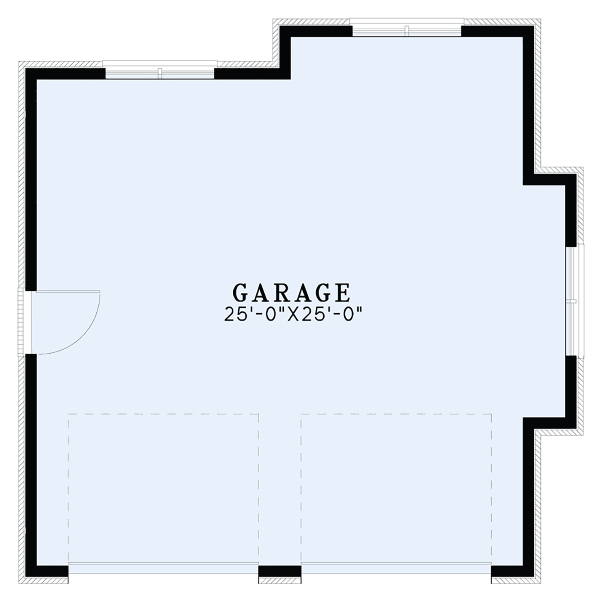Garage Plan 82383 - 2 Car Garage Level One