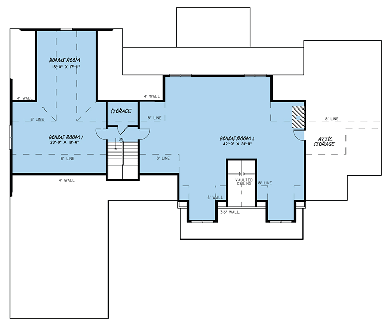 House Plan 82433 Level Two