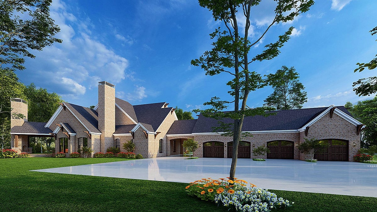 House Plan 82441 Rear Elevation