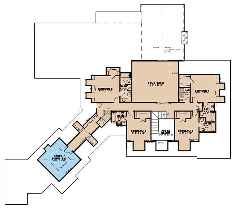 House Plan 82444 Level Two