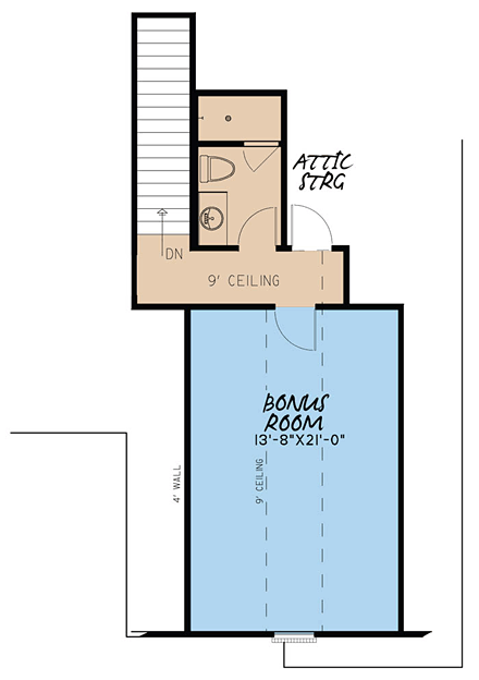 House Plan 82447 Level Two