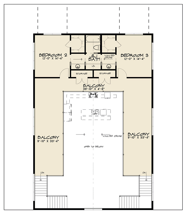 House Plan 82451 Level Two