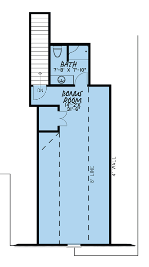 House Plan 82453 Level Two