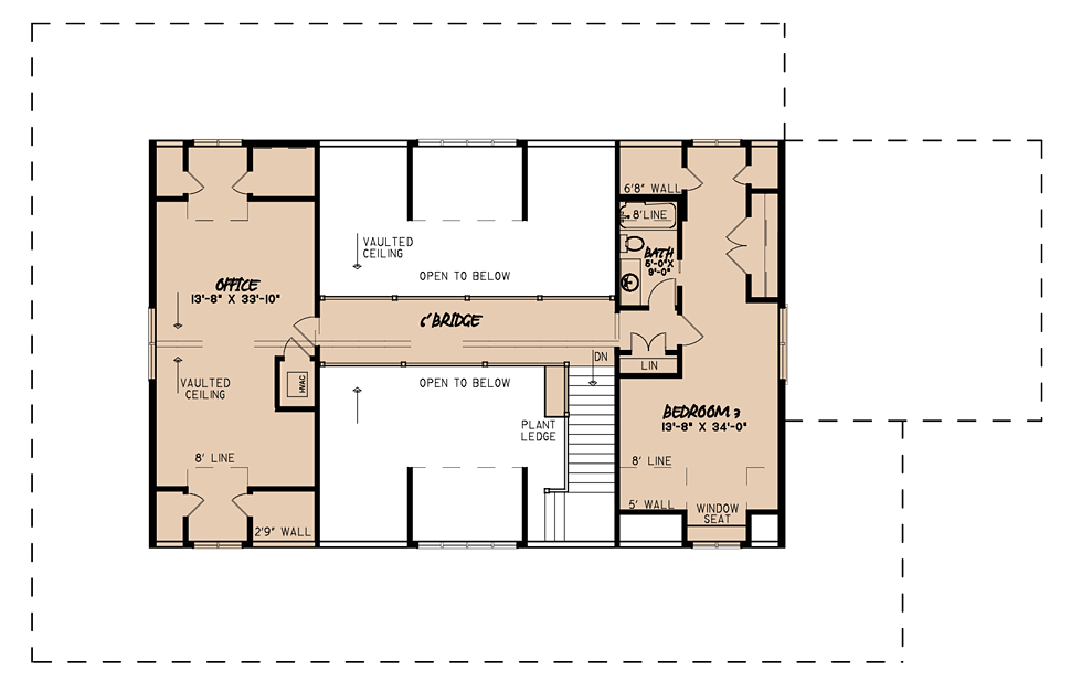 House Plan 82526 Level Two