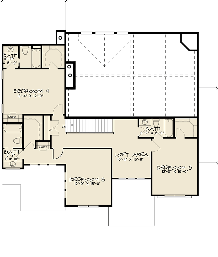 House Plan 82531 Level Two
