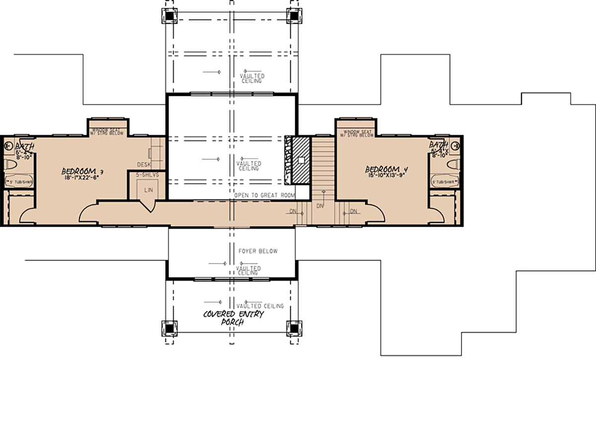 House Plan 82582 Level Two