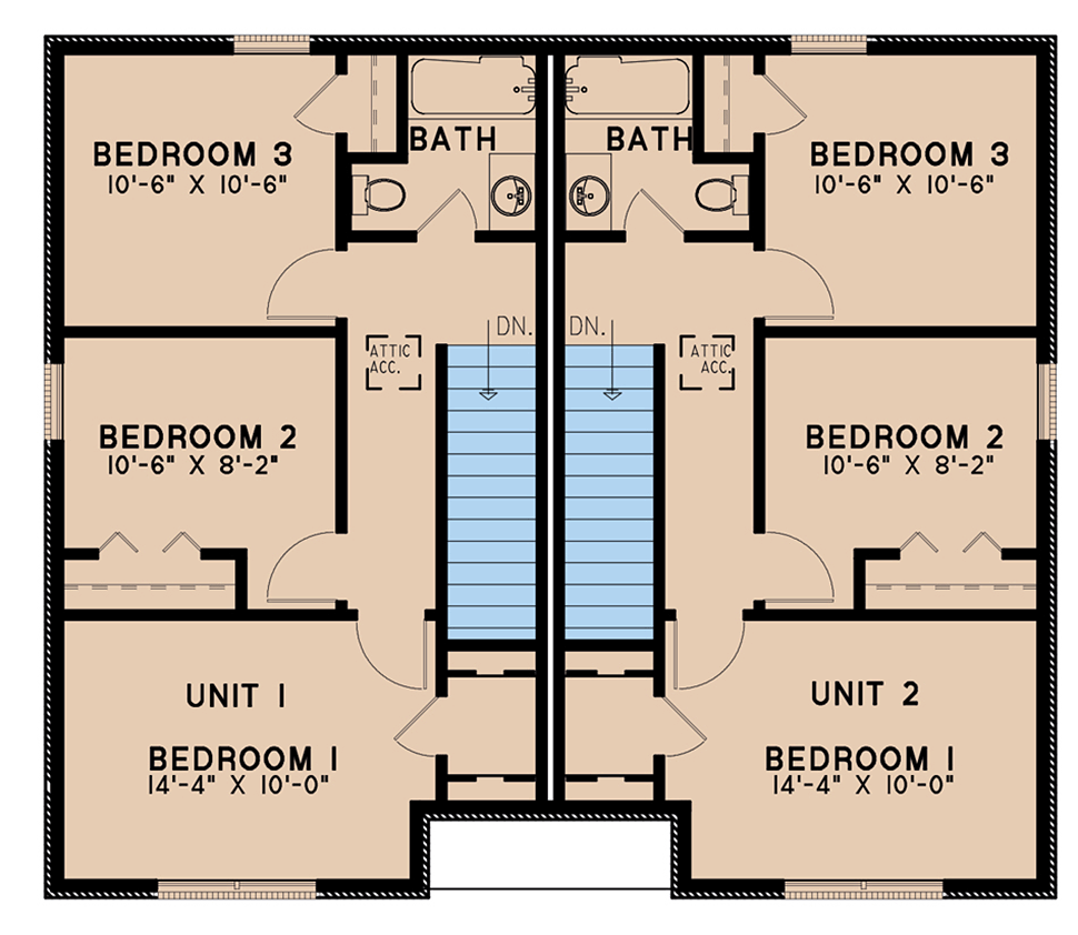 Multi-Family Plan 82626 Level Two