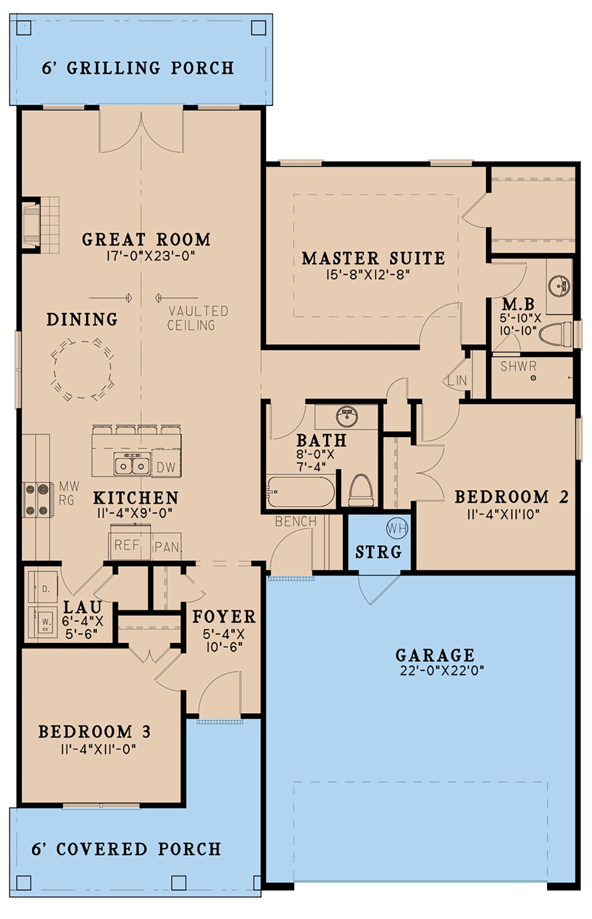 House Plan 82645 Level One