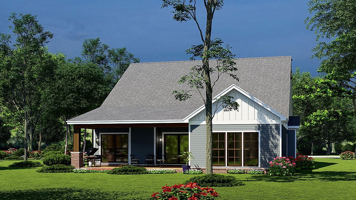 House Plan 82652 Rear Elevation