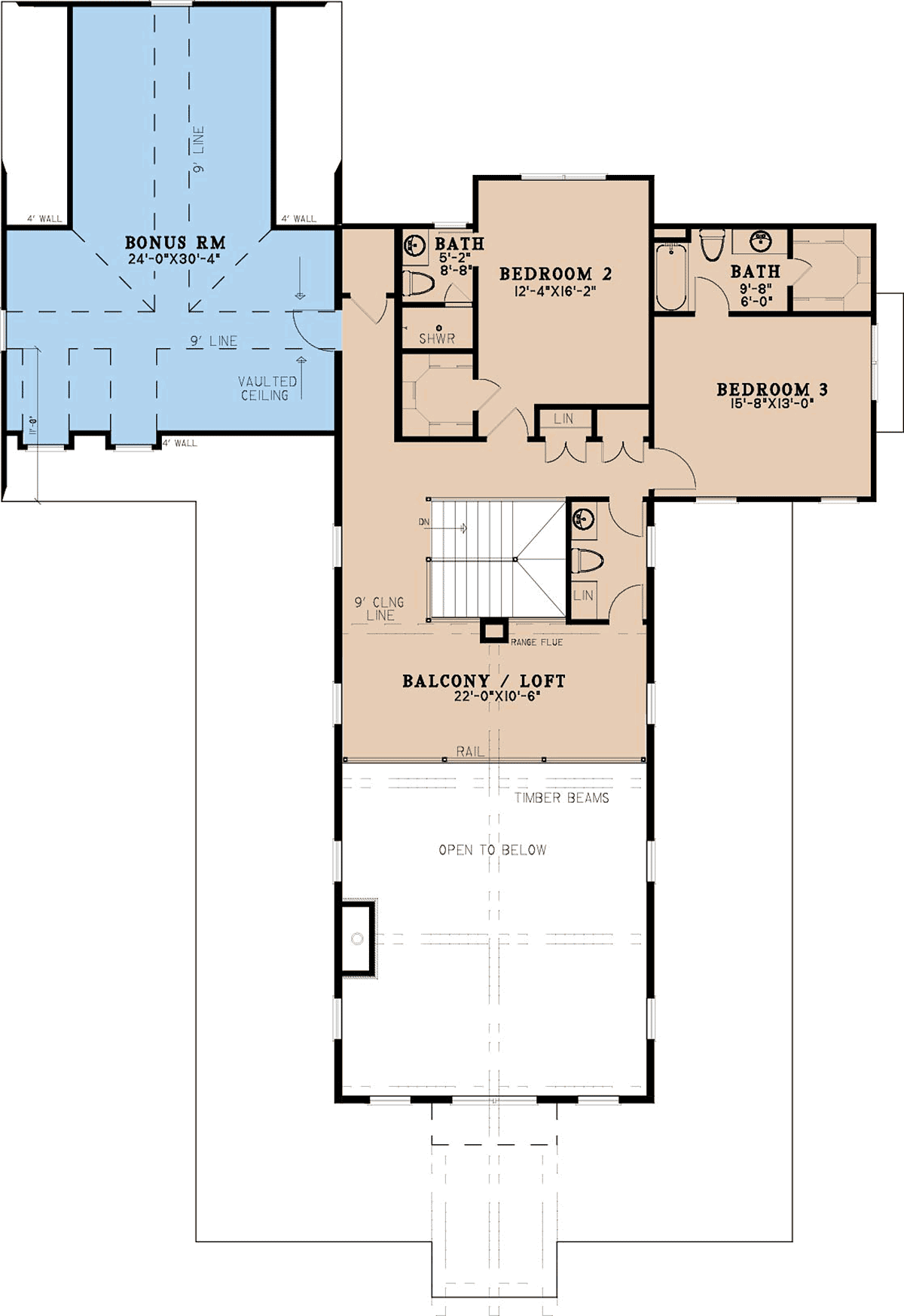 House Plan 82655 Level Two