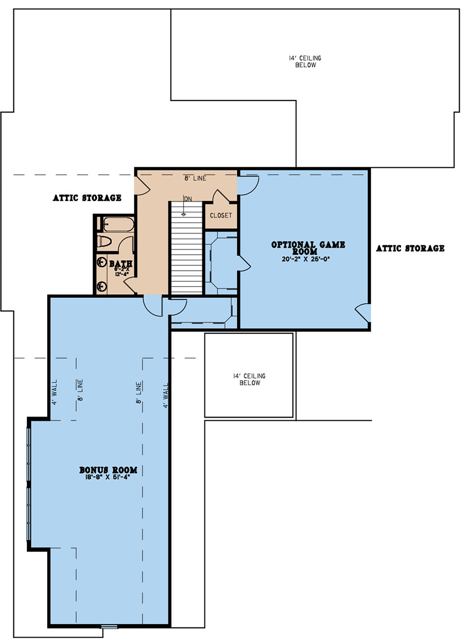 House Plan 82666 Level Two