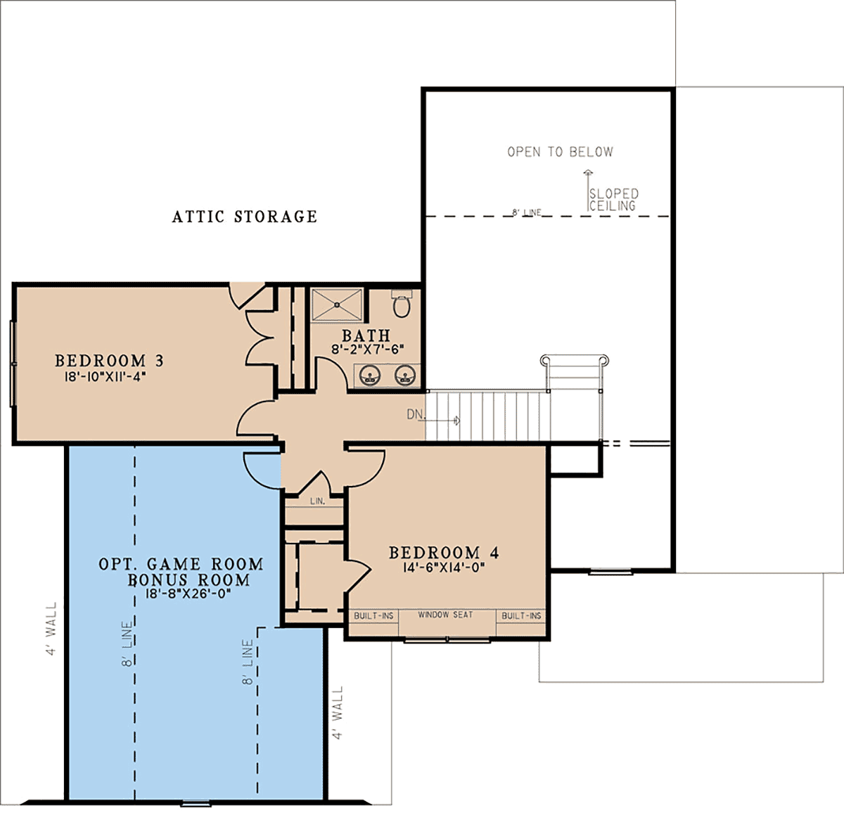 House Plan 82694 Level Two