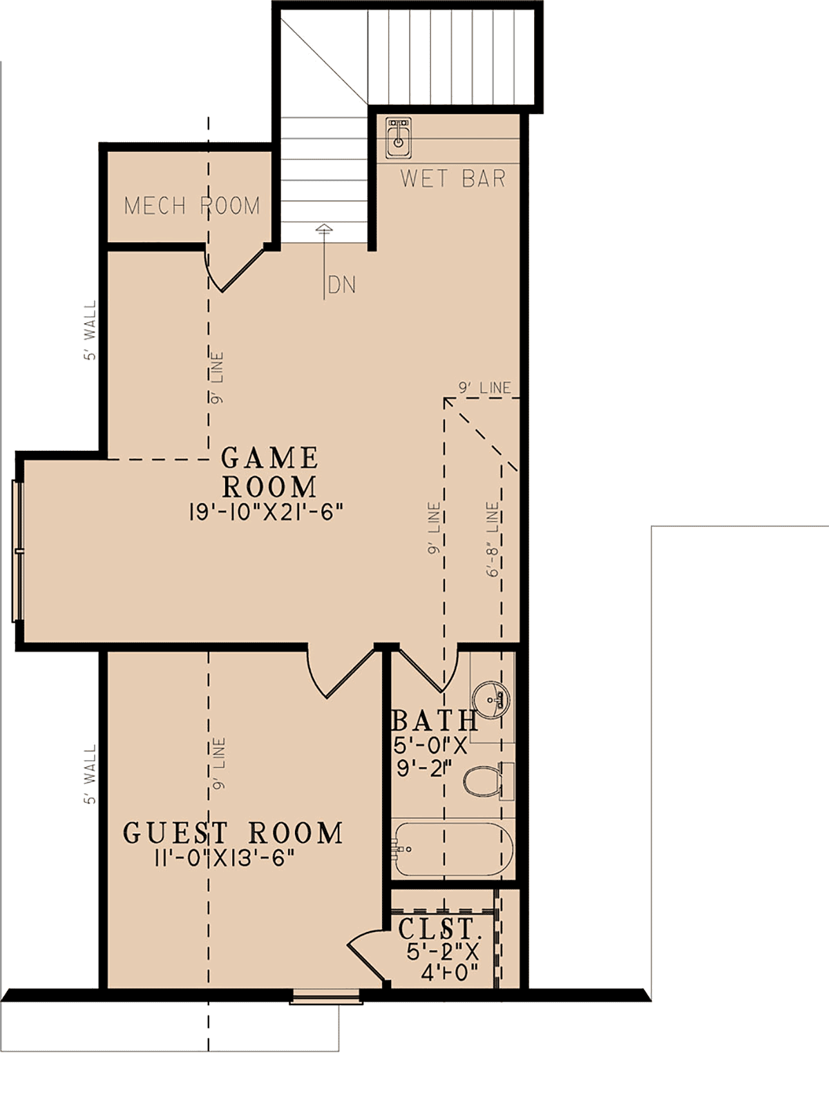 House Plan 82696 Level Two