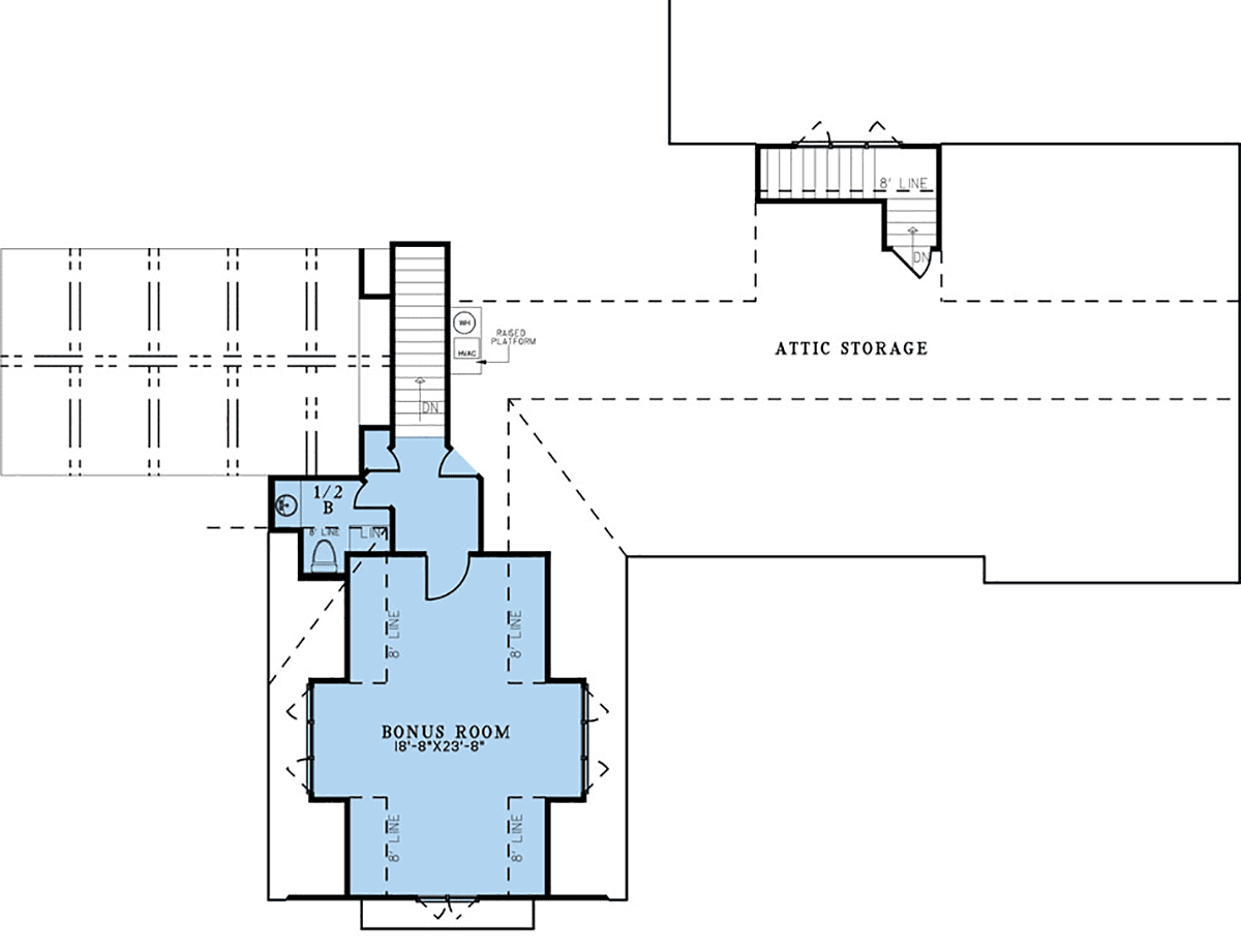 House Plan 82707 Level Two
