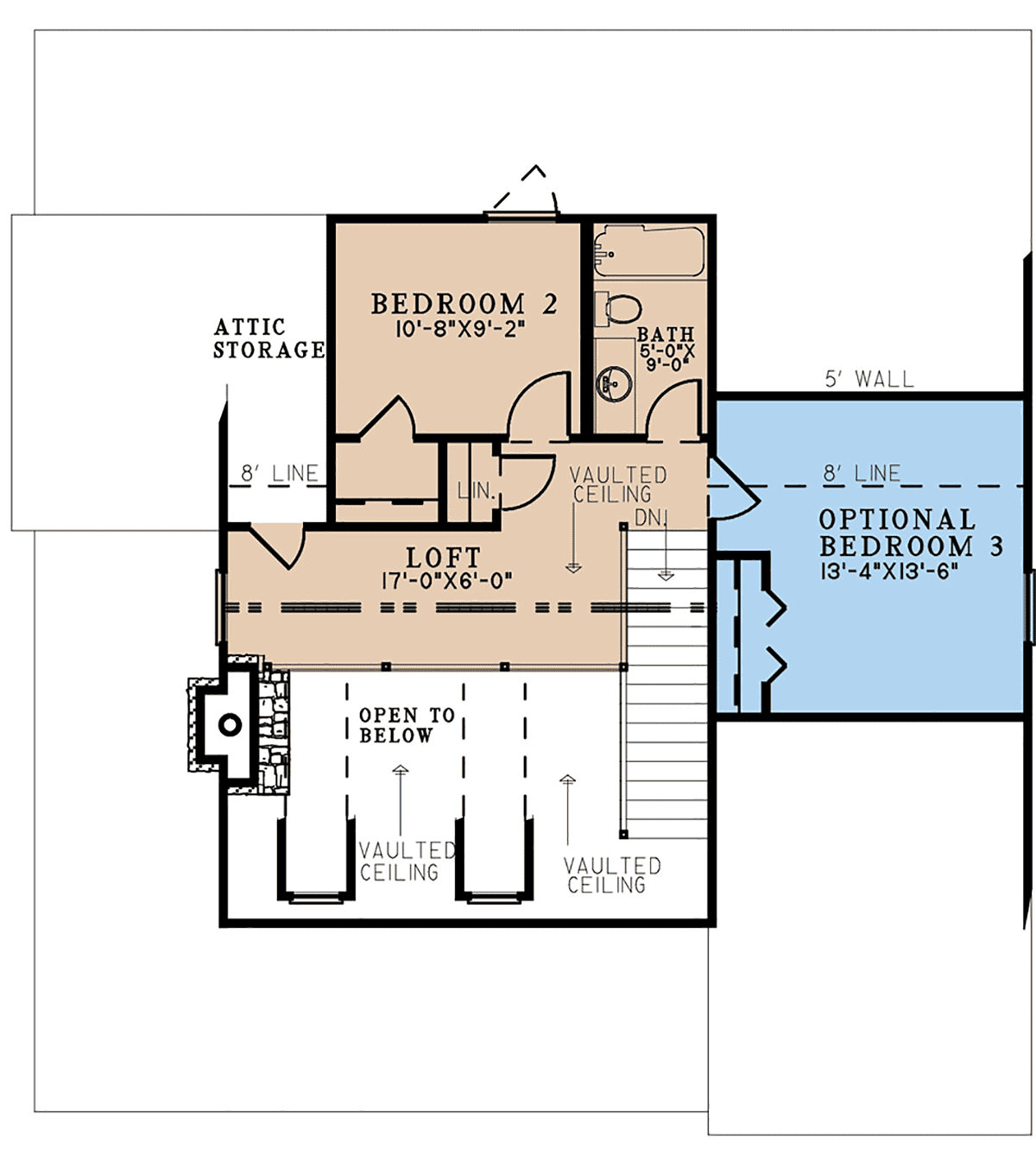 House Plan 82708 Level Two