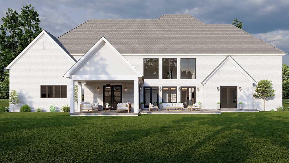 House Plan 82711 Rear Elevation