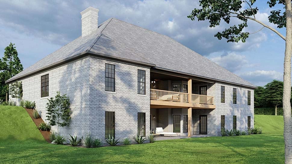 Coastal, French Country, Traditional Plan with 3012 Sq. Ft., 4 Bedrooms, 4 Bathrooms, 3 Car Garage Picture 7