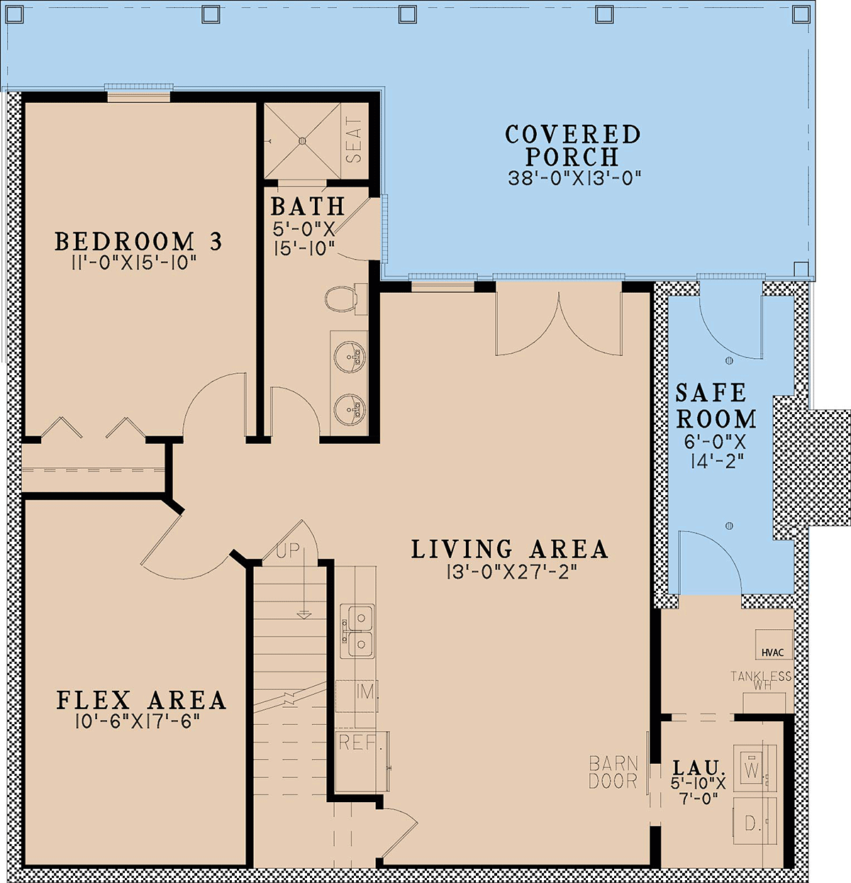 House Plan 82721 Lower Level