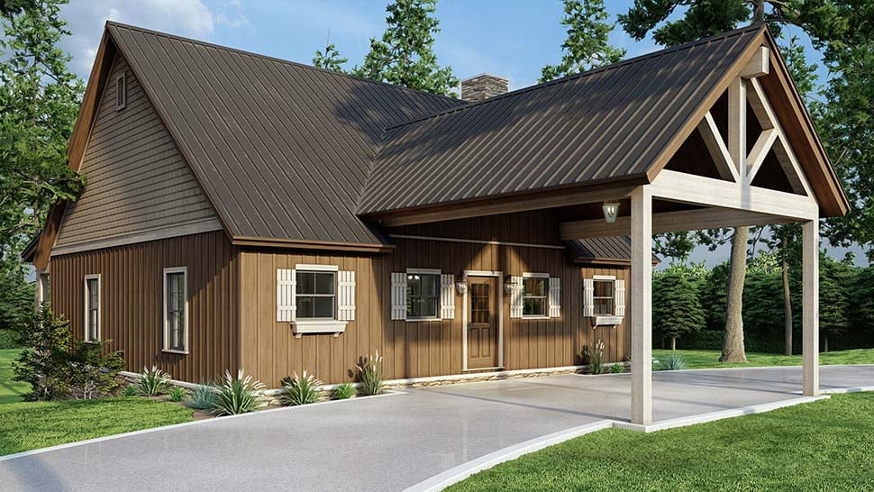 Bungalow, Cabin, Country, Craftsman, Southern, Traditional Plan with 2255 Sq. Ft., 3 Bedrooms, 3 Bathrooms Picture 5