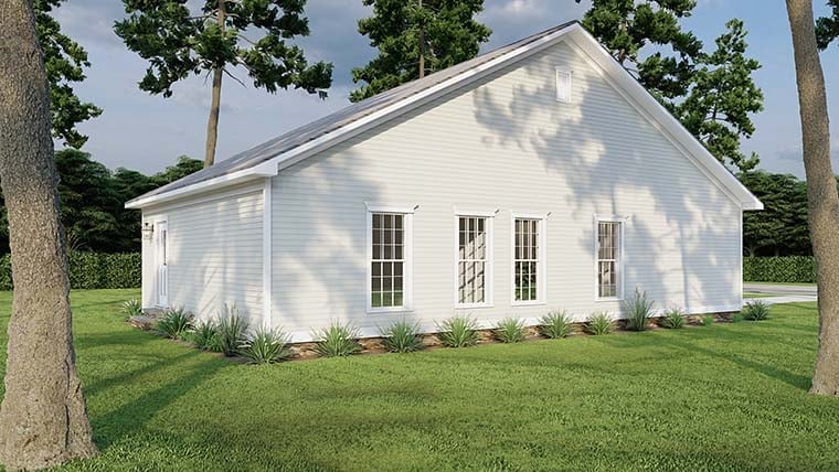 Country, Traditional Plan with 1284 Sq. Ft., 3 Bedrooms, 2 Bathrooms Picture 6