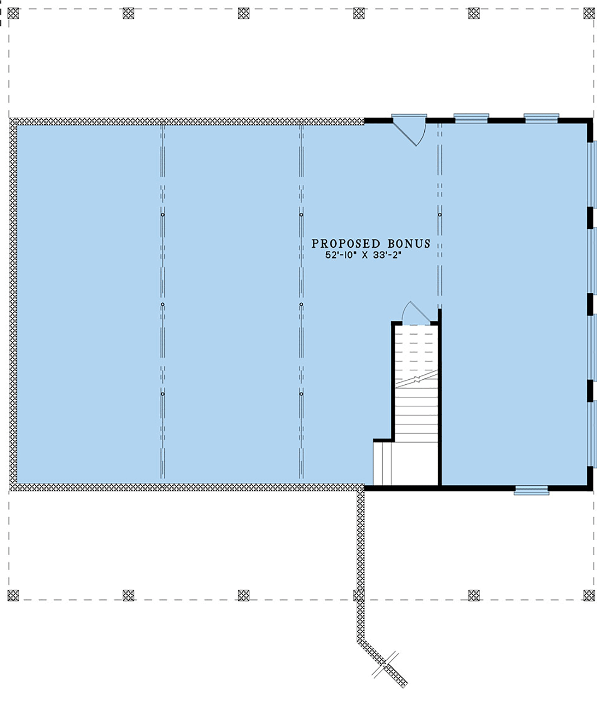 House Plan 82728 Lower Level