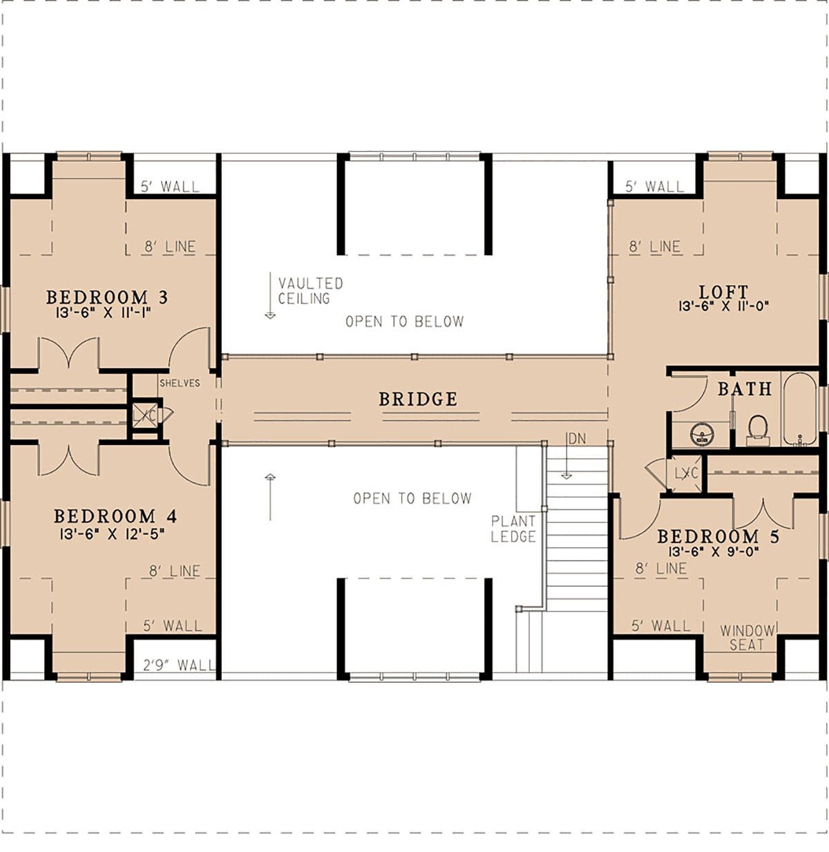 House Plan 82728 Level Two