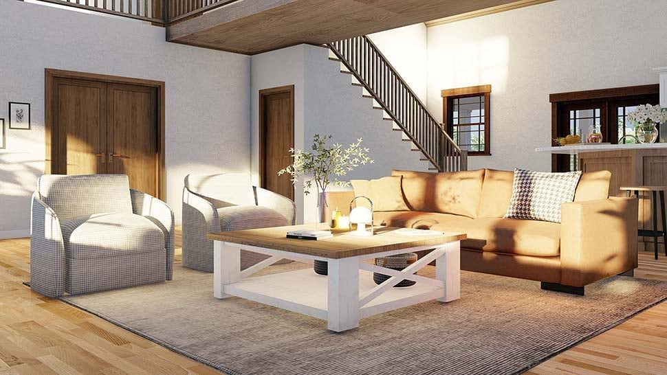 Barndominium, Country, Farmhouse, Southern Plan with 2761 Sq. Ft., 6 Bedrooms, 4 Bathrooms, 2 Car Garage Picture 10