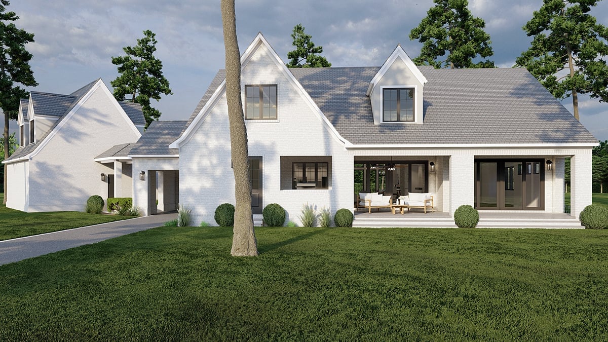 House Plan 82737 Rear Elevation