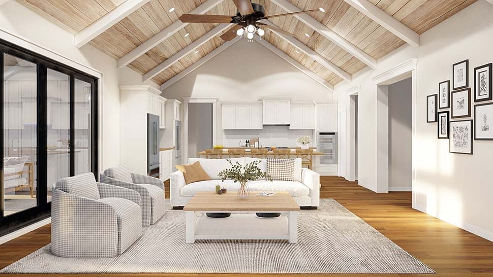 Barndominium, Country, Southern, Traditional Plan with 2679 Sq. Ft., 4 Bedrooms, 4 Bathrooms, 3 Car Garage Picture 11