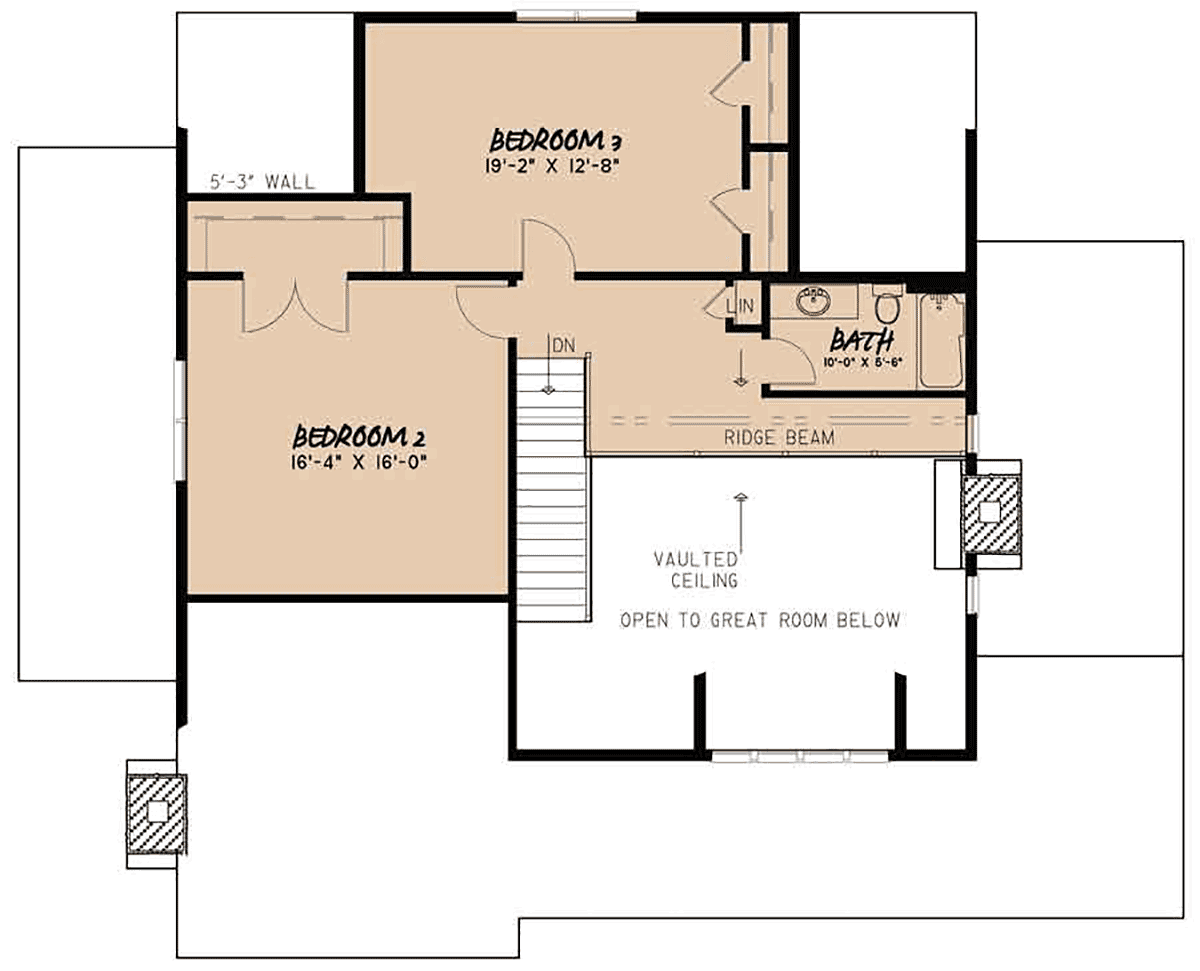 House Plan 82746 Level Two