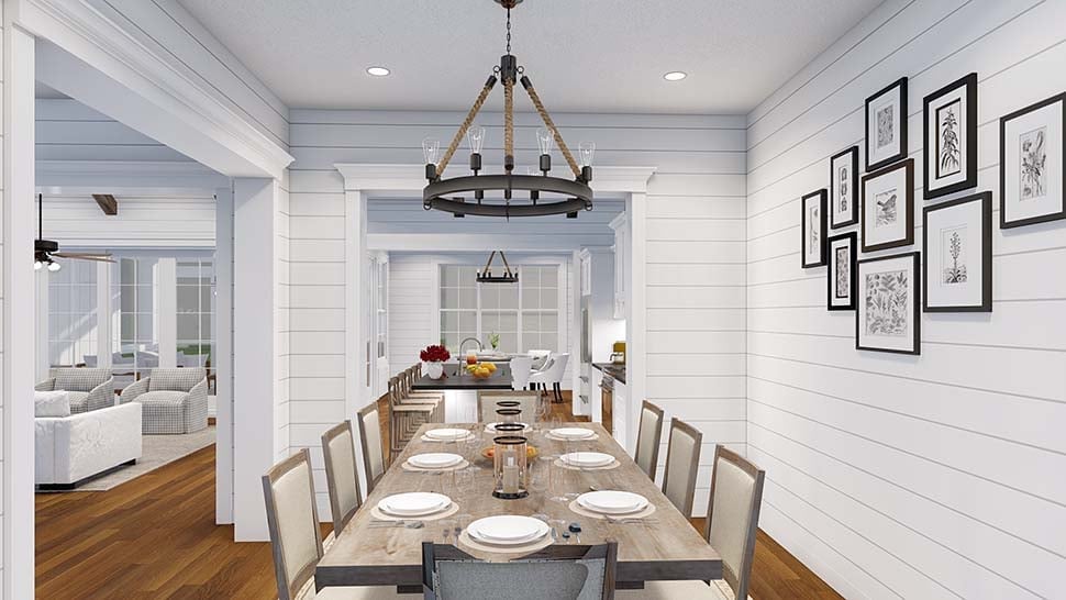 Barndominium, Country, Farmhouse, Prairie Style Plan with 2683 Sq. Ft., 3 Bedrooms, 4 Bathrooms, 2 Car Garage Picture 17