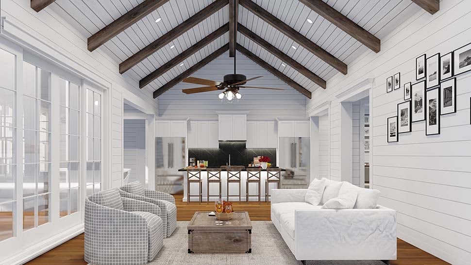Barndominium, Country, Farmhouse, Prairie Style Plan with 2683 Sq. Ft., 3 Bedrooms, 4 Bathrooms, 2 Car Garage Picture 18