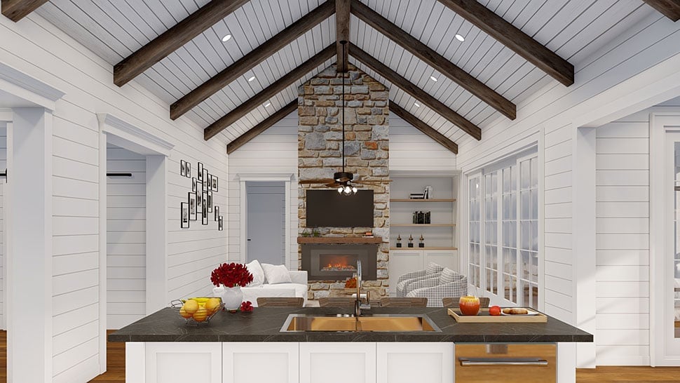 Barndominium, Country, Farmhouse, Prairie Style Plan with 2683 Sq. Ft., 3 Bedrooms, 4 Bathrooms, 2 Car Garage Picture 22