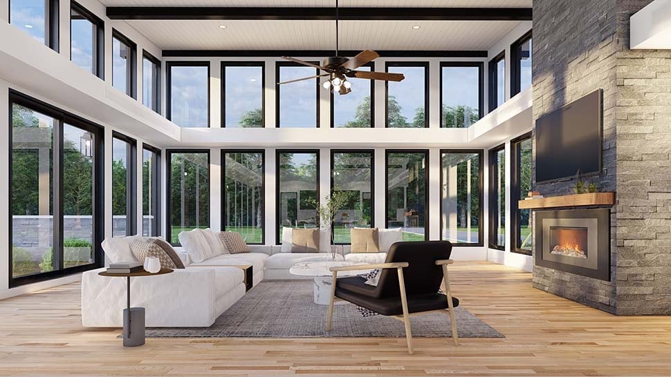 Coastal, Contemporary, Modern Plan with 2480 Sq. Ft., 3 Bedrooms, 3 Bathrooms, 2 Car Garage Picture 10