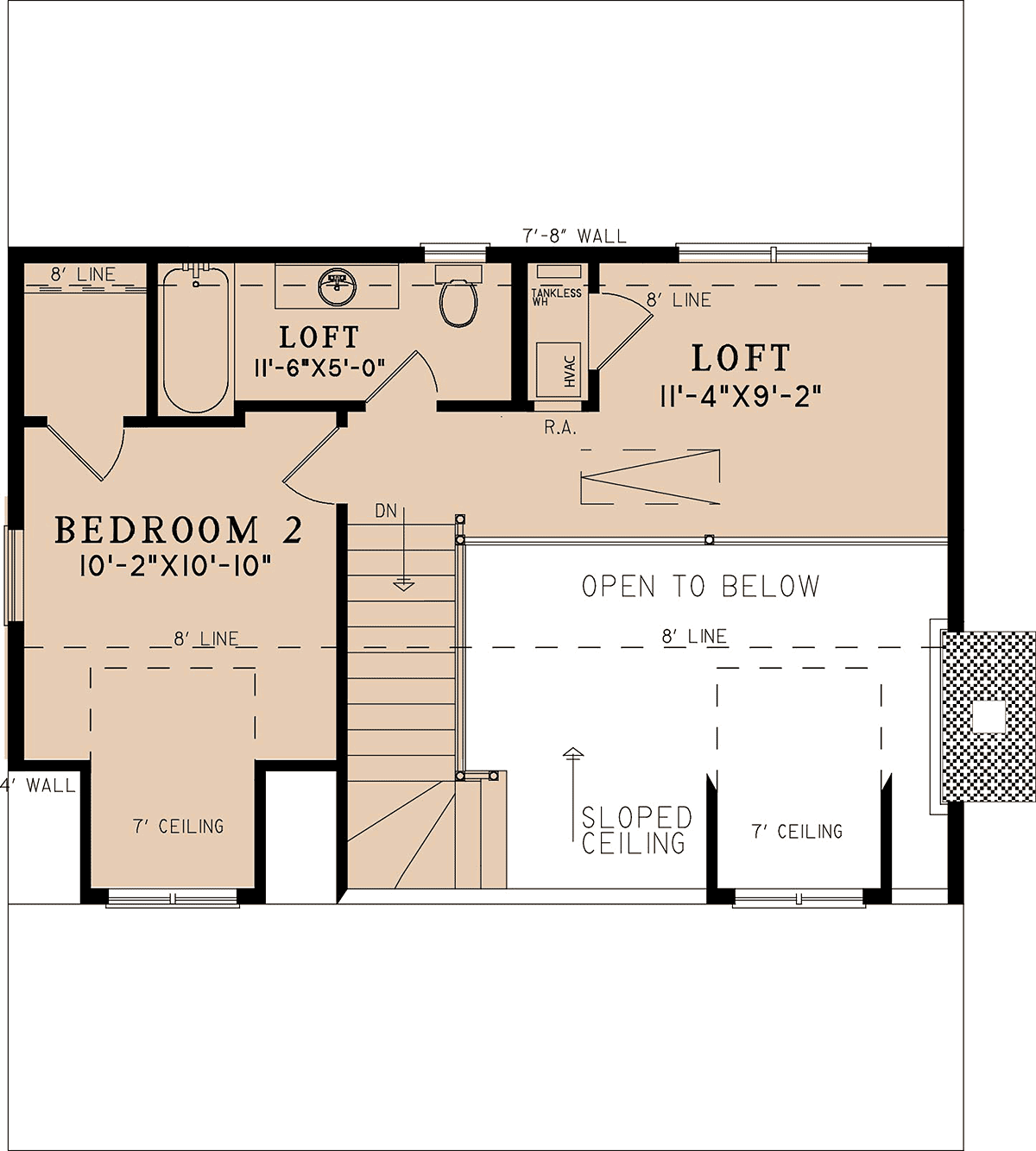 House Plan 82759 Level Two