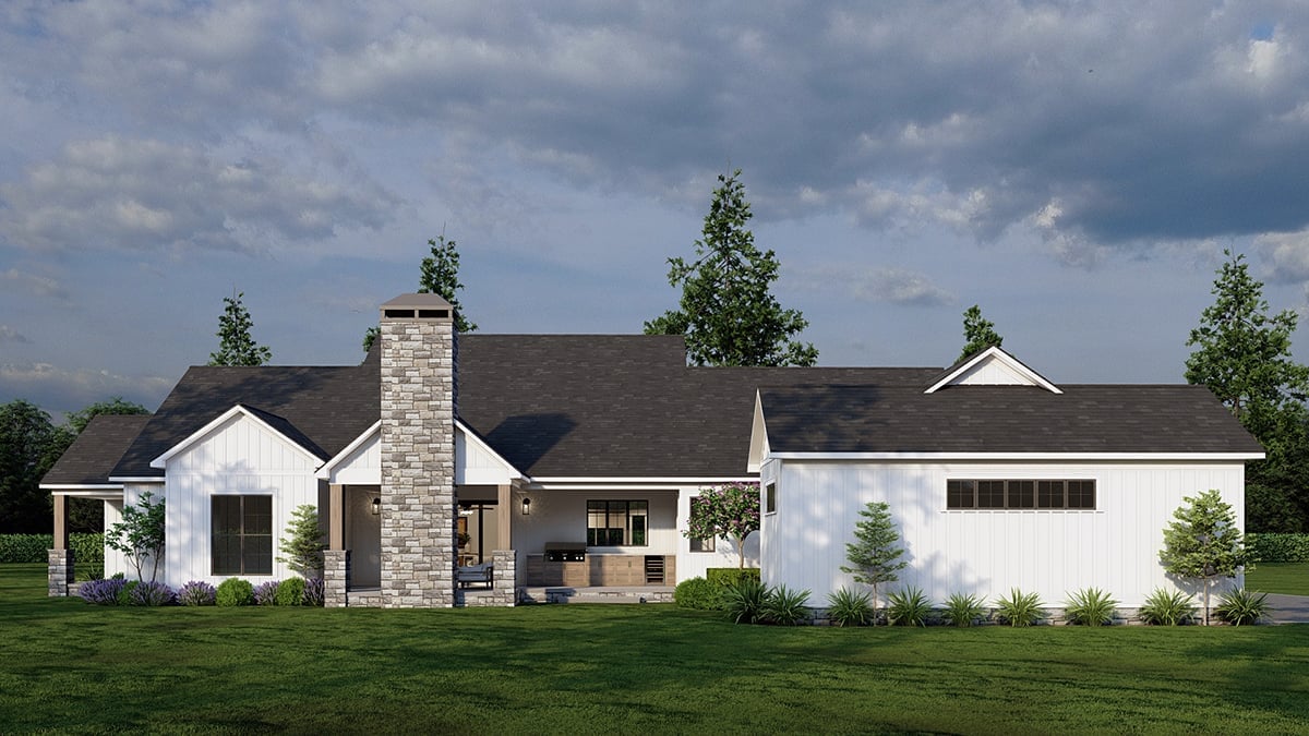 House Plan 82761 Rear Elevation