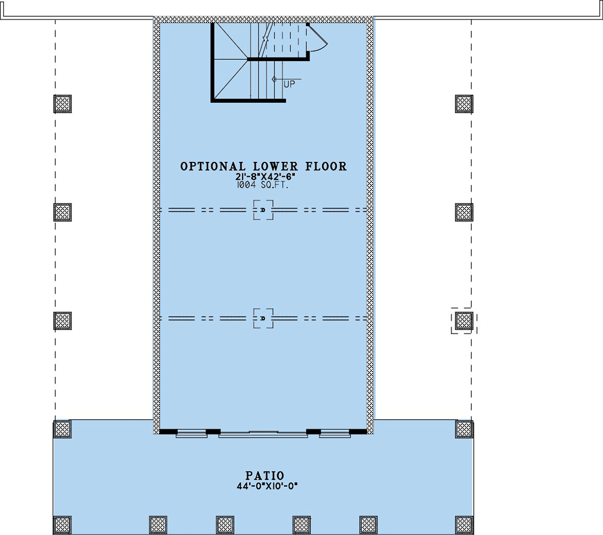 House Plan 82763 Lower Level