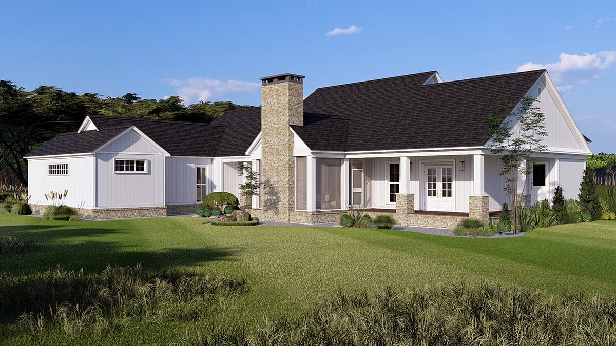 House Plan 82795 Rear Elevation