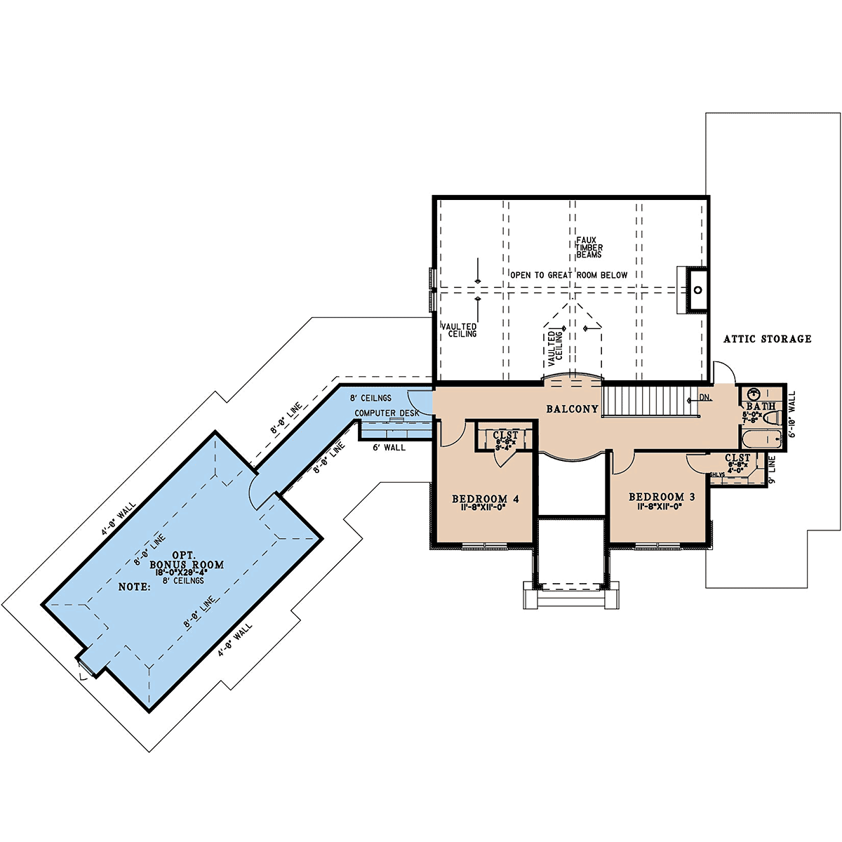House Plan 82796 Level Two