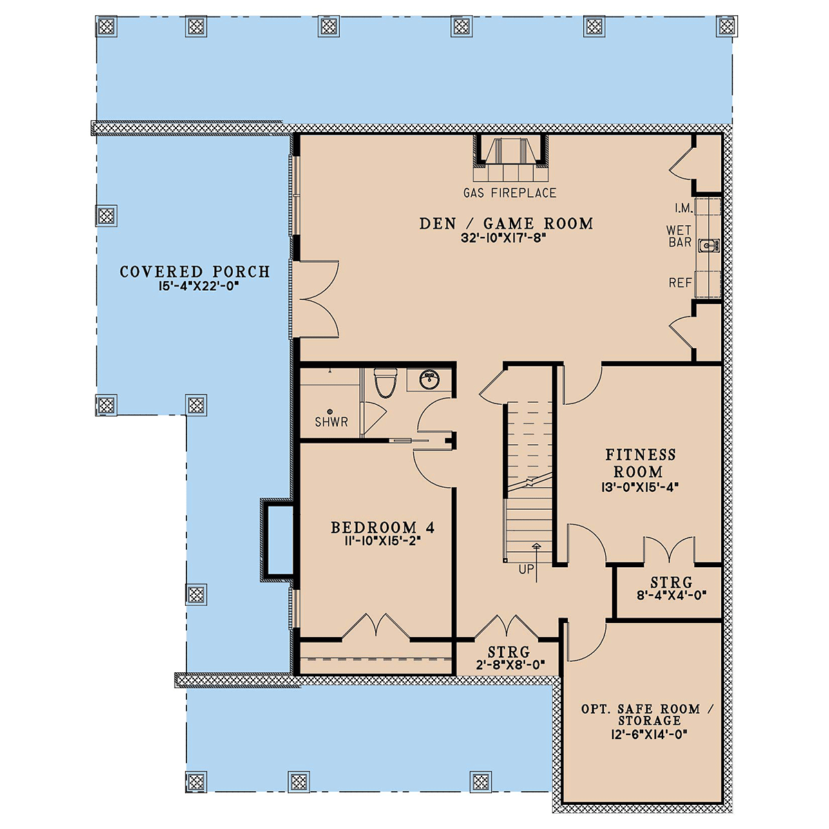 House Plan 82798 Lower Level