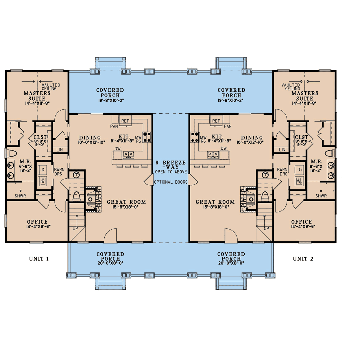 Multi-Family Plan 82799 Level One