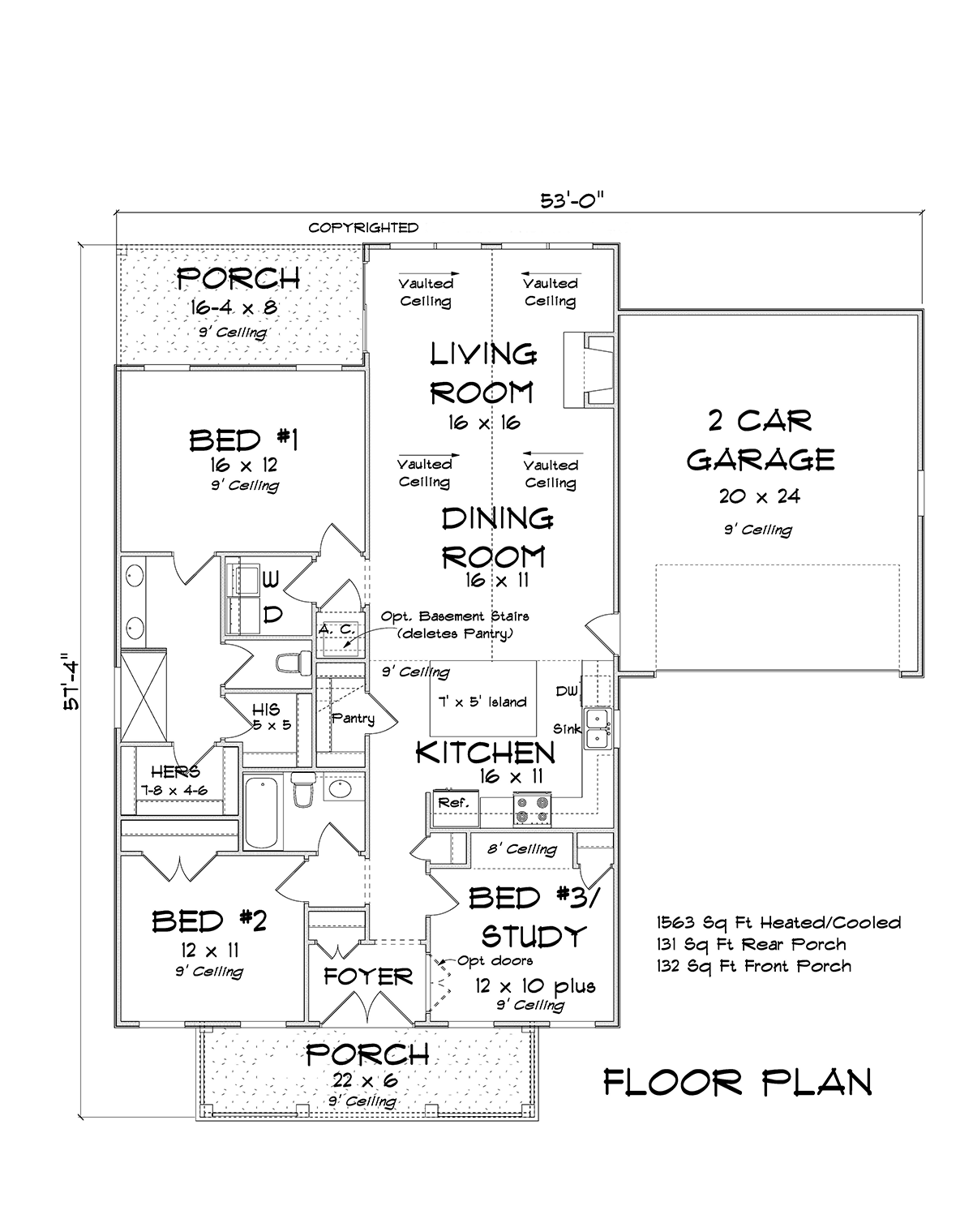 House Plan 82800 Level One