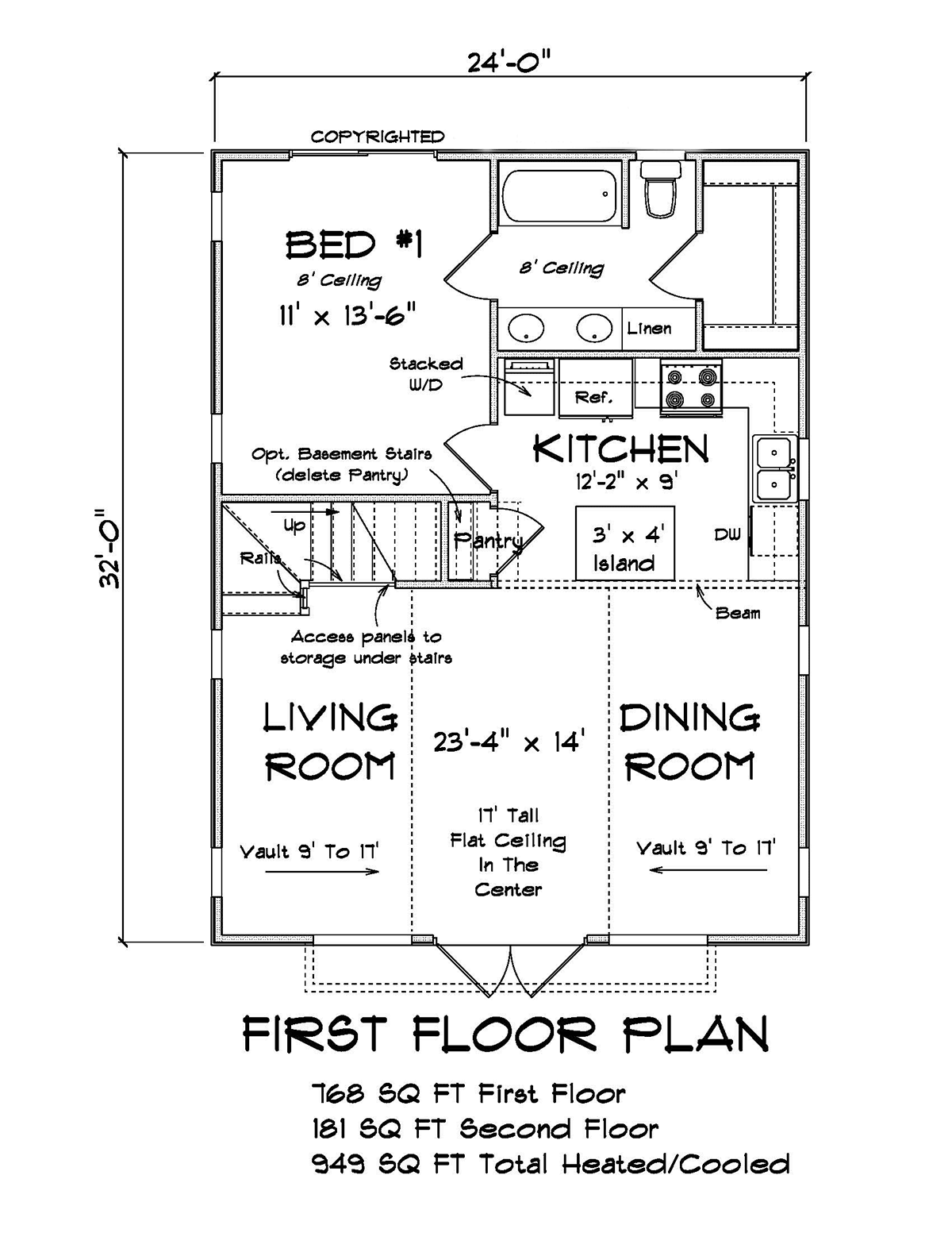House Plan 82809 Level One