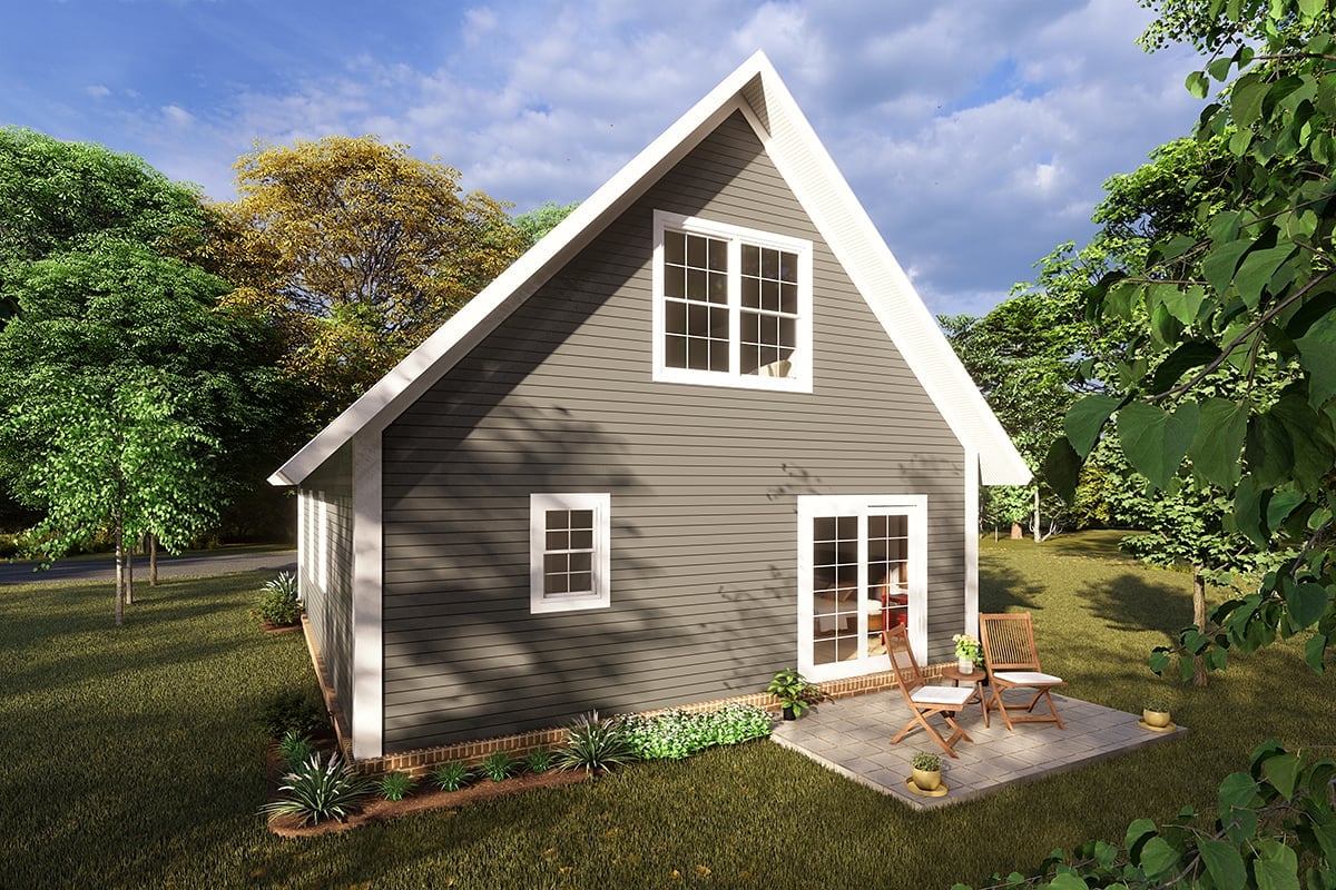 House Plan 82809 Rear Elevation