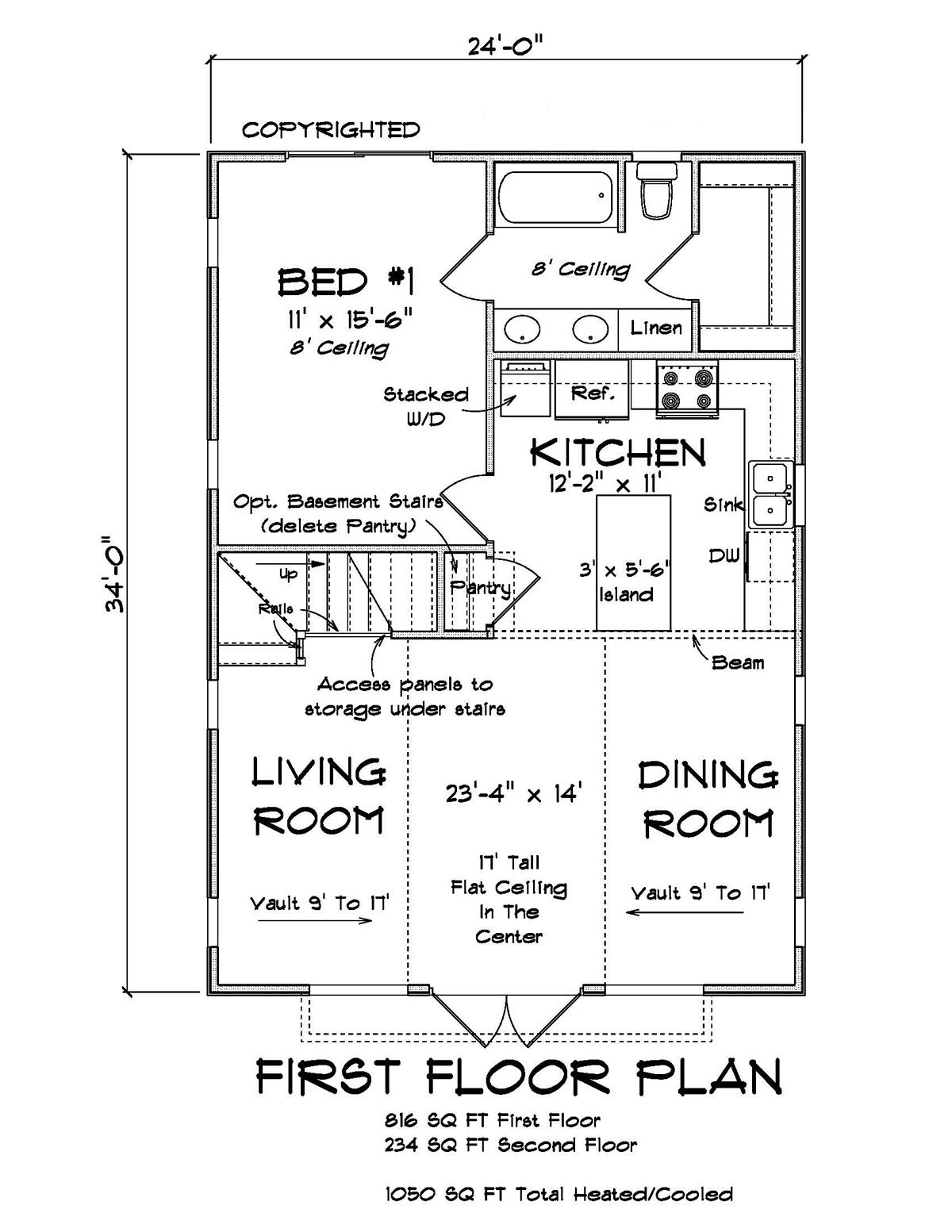 House Plan 82810 Level One